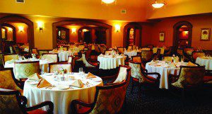 The Carlisle Room, renowned for extensive fine dining menu, offers 12-hour gourmet dining.