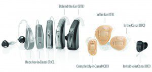 primary styles of hearing aidsprimary styles of hearing aids