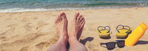 Sunscreen on Your Feet