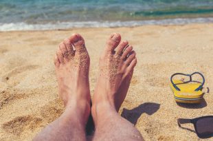 Sunscreen on Your Feet